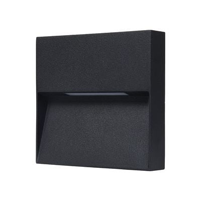 Milano Outdoor Light 2409-12W-Ww-Blk-Sq