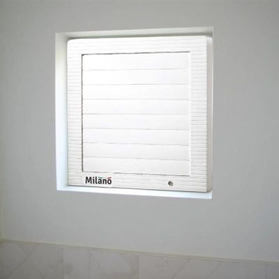 Milano 6" Square Auto Shutter Exhaust Fan (2107001