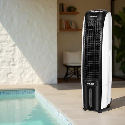 Tulia Evarporative Air Cooler 200W Blk & Wht New Hlb-17A