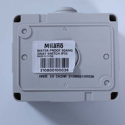 Milano Water-Proof 3Gang 2Way Switch Ip55 Cl3032