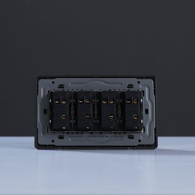 Milano 4 GANG 2 WAY SWITCH (3x6) GD