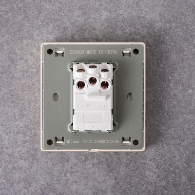 Milano 10A 1G 2W Switch Aura Gld