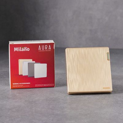 Milano 1G Intermediate Switch Aura Gld