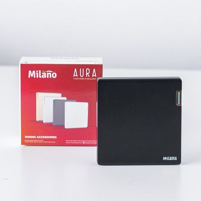 Milano 1G Intermediate Switch Aura Blk