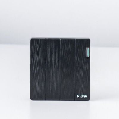 Milano 10A 4G 1W Switch Aura Blk