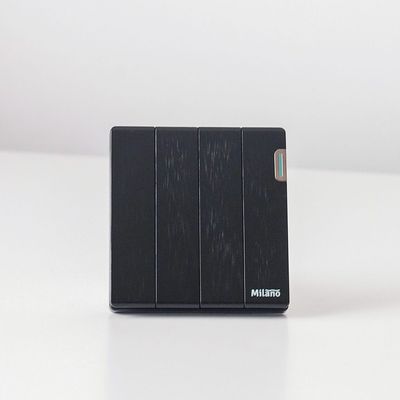 Milano 10A 4G 2W Switch Aura Blk