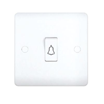 Milano 10A Bell Switch White