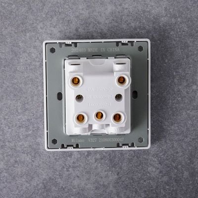 Milano 45A Dp Switch With Neon Aura Wh