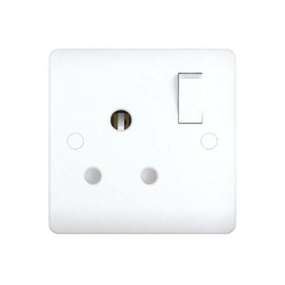Milano 15A Switched Socket White