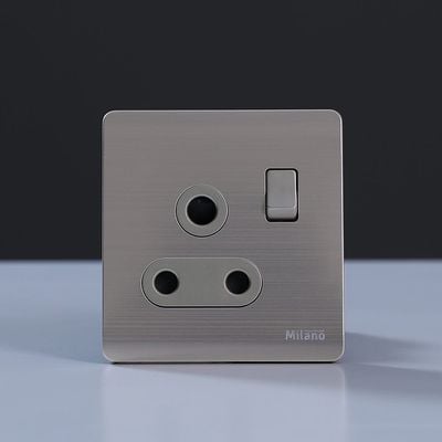 Milano 15A Switched Socket Gd