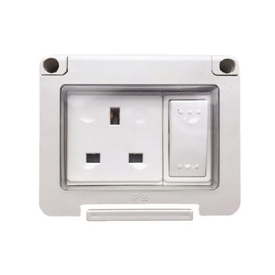 Milano Water-Proof 13A 1Gang Switched Socket Singl