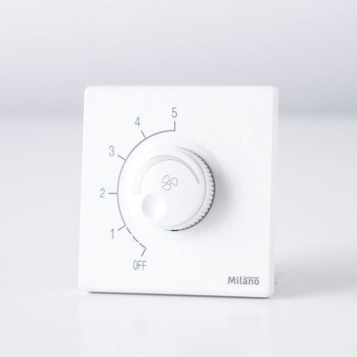 Milano 500W Step Fan Regulator Aura Wh