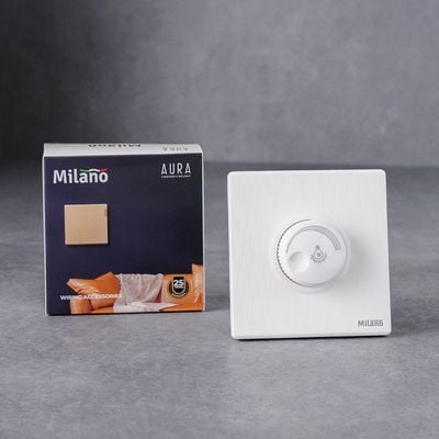 Milano 500W Light Dimmer Aura Wh