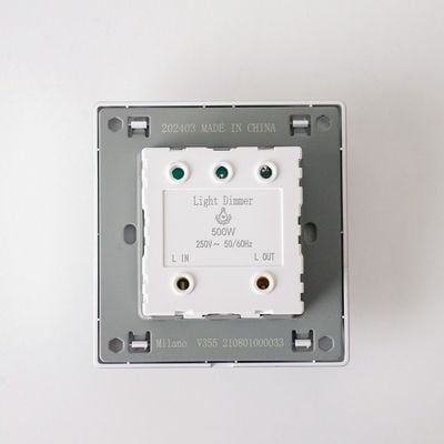 Milano 500W Light Dimmer Aura Slvr