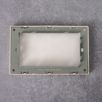 Milano Blank Plate 3X6 Aura Gld