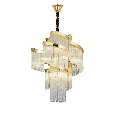 Hani Crystal Chandelier - Clear - 600xH450 