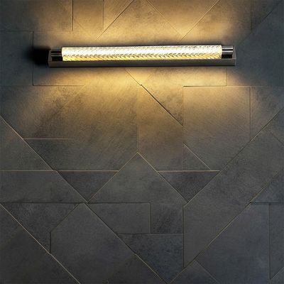 Heba LED Glass Sconce - Black -  520x40x50 mm - With 2-Year Warranty