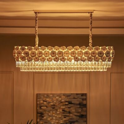 Ibtisam Crystal Dining Chandelier - White - 1200 cm - W350 
