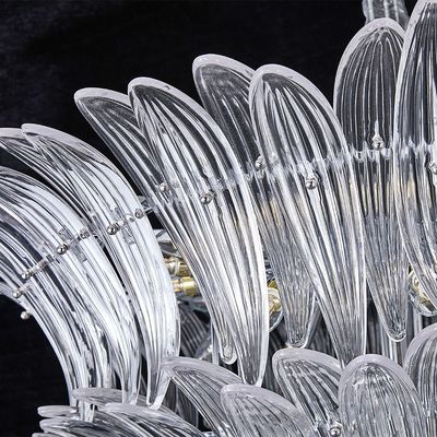 Florio J-CH 0552B-1000 Clear/Silver (E14*33/W100*H75cm Metal+Glass+Crystal)