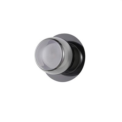 Modena Wall Sconce - Clear/Black Decorative - E14x1/ W20xH15 cm - With 2Year Warranty