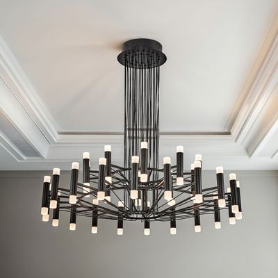 Cassino LED Chandelier - Black L80xW50xH150 cm