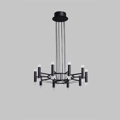 Cassino LED Chandelier Black - D50xH150 cm 
