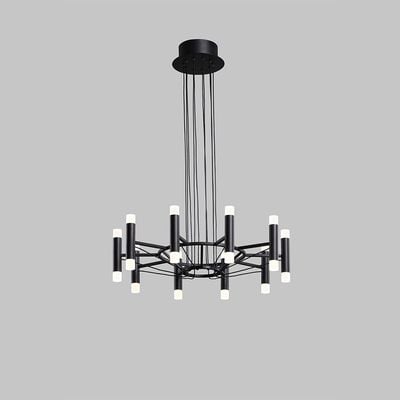 Cassino LED Chandelier Black - D50xH150 cm 