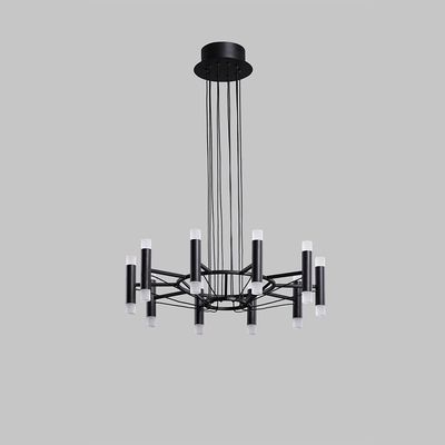 Cassino LED Chandelier Black - D50xH150 cm 