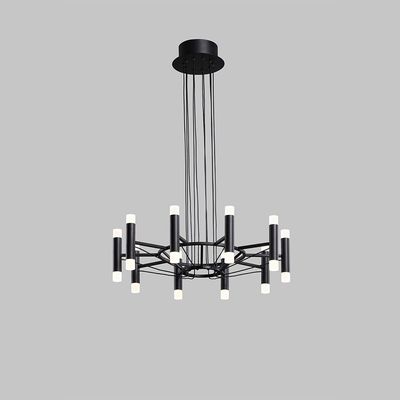 Cassino LED Chandelier Black - D50xH150 cm 