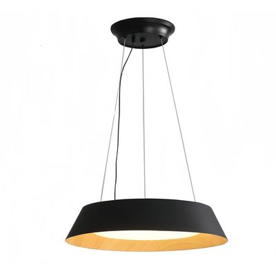 Palma Pendant LED Chandelier - 36Wx2W Black - D50xW50xH8 cm - Black - With 2-Year Warranty