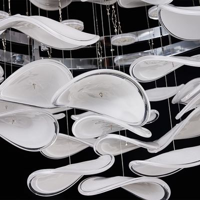 Seychelles LED Flushmount - Stainless Steel+Silicon+Glass - White/Silver 