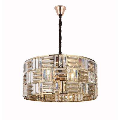 Nicely Chandelier - Silver - Glass E14x8/ D63xW63xH26 cm 