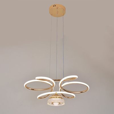 Elinor LED Modern Chandelier 3-Color Dimmable 60cm-Gold