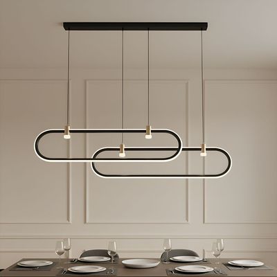 Arlo Chandeliers H686  - LED Size- H70/W100 Black