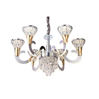 Casablanca - D2 CH 30528-6 -CHROME- Stainless steel+Crystal 80cm