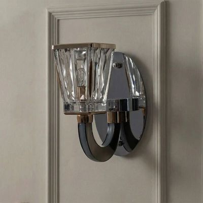 Casablanca LED Crystal Wall Lamp – Crystal & Metal – Chrome – 3-Color Dimmable