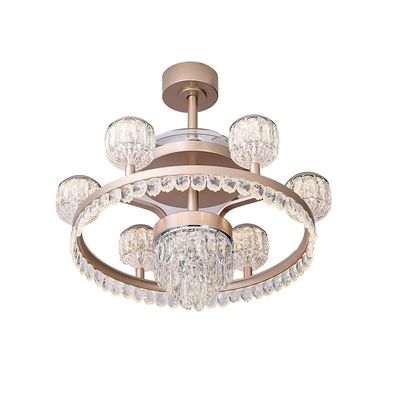 Casa Roma CF 40809-6-3 -Rouge red- Aluminum+Crystal  60cm