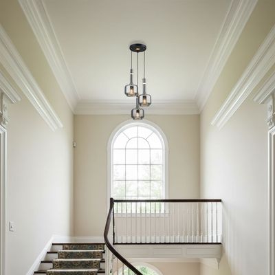 Lumen 3Pc Set Pendant Lamp- Smoke Grey