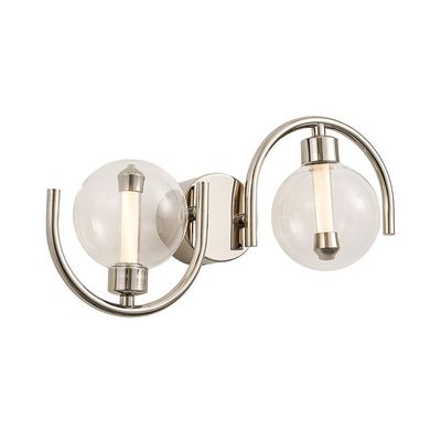 Arch Wall Lamp - Bright Nickel
