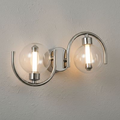 Arch Wall Lamp - Bright Nickel