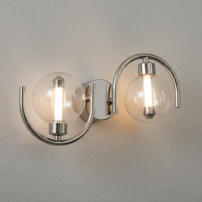 Arch Wall Lamp-Bright Nickel