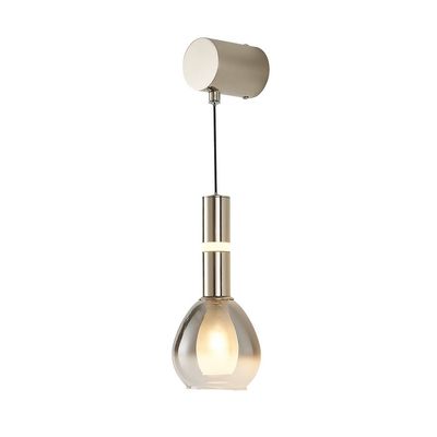 Lumen Wb 20004-Nis -Bright Nickel- Iron+Glass 11Cm