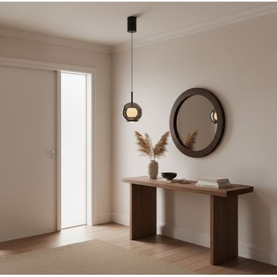 Ashley Pendant Lamp 2m Adjustable length- Smoke Grey