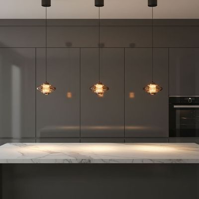 Orion LED Pendant Lamp 2m Adjustable length- Tea Brown