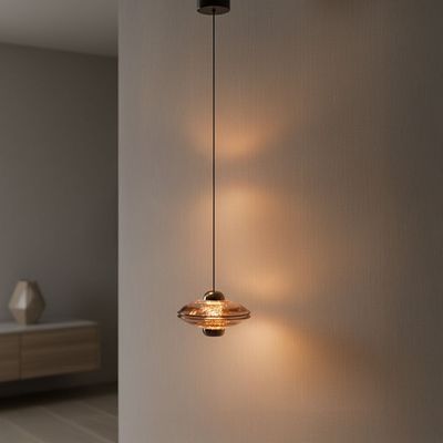 Orion LED Pendant Lamp 2m Adjustable length- Tea Brown