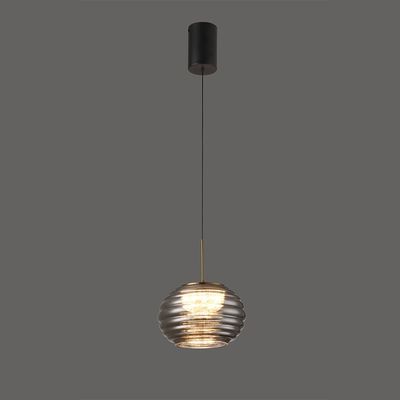 Asher Pendant Lamp 2m Adjustable length- Smoke Grey