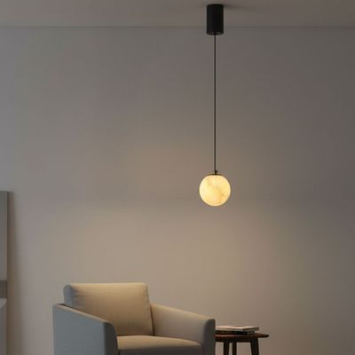 Roma Marble LED Pendant Lamp 2m Adjustable length- Marble