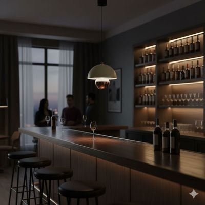 Edna Pendant Lamp 2m Adjustable length With Sensors- Smoke Grey