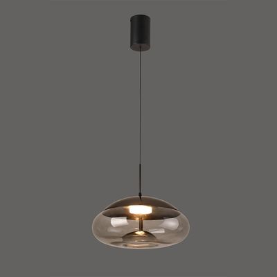 Ashlo Pendant Lamp 2m Adjustable length- Smoke Grey
