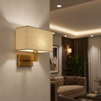 Fabria Wall Lamp-Beige